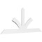 Ekena Millwork Richland Architectural Grade PVC Gable Bracket, 96"W x 40"H x 2"D x 6"F, 10/12 Pitch GBP096X40X0206RIC00 - alternate 1